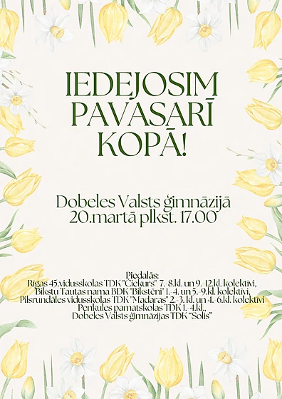 Iedejosim pavasarī kopā